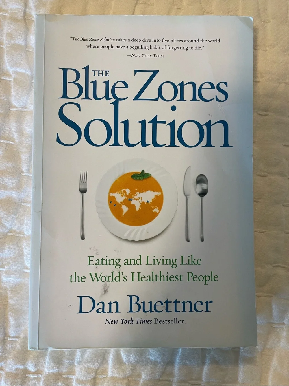 The Blue Zones Solution Book by Dan Buettner (Paperback)